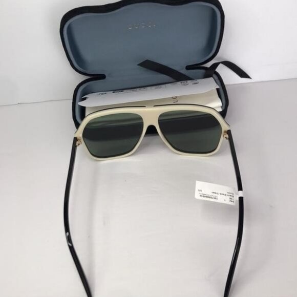 Gucci Gg0734s 004 Square Aviator Negro Acetato Original - Picture 4 of 9